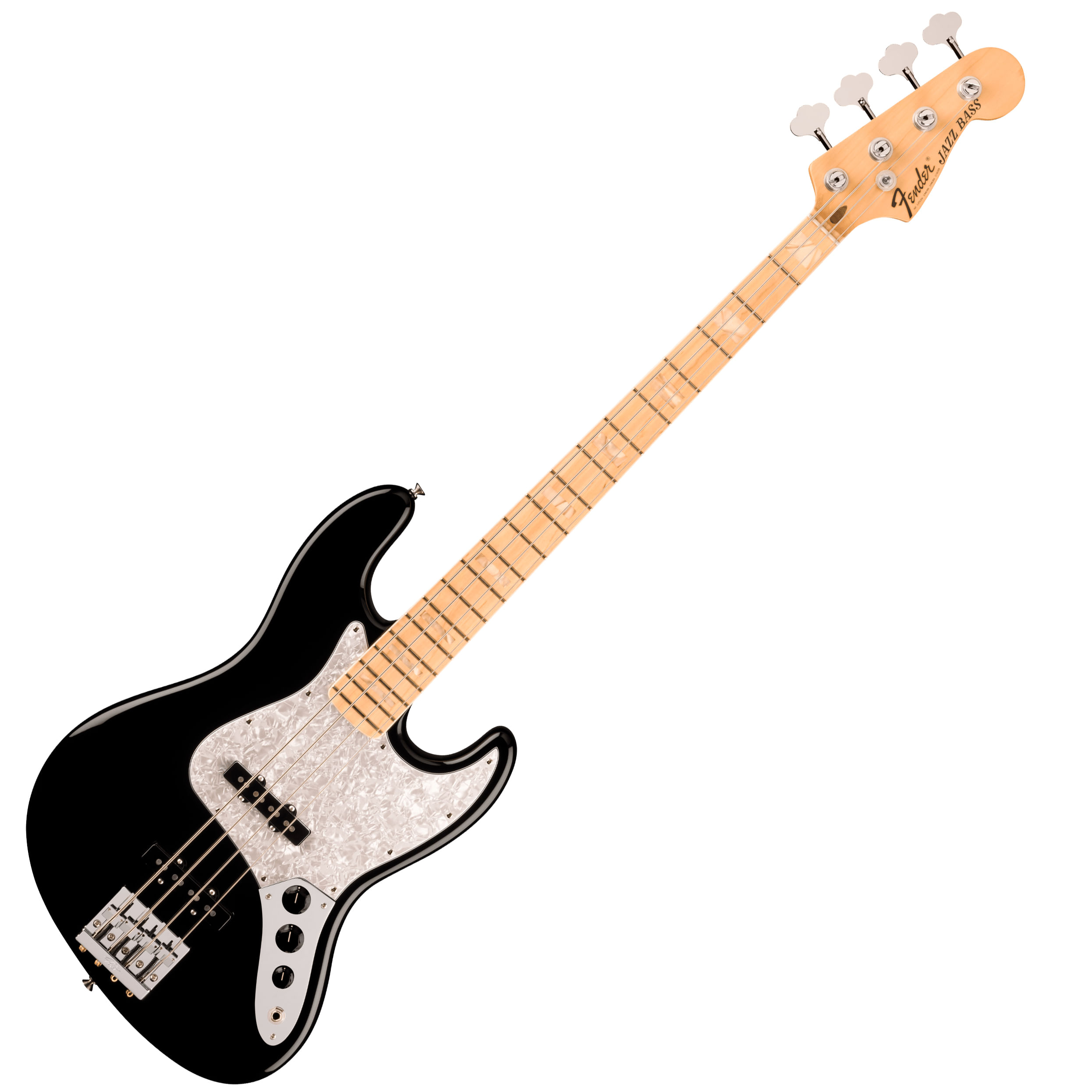 Bajo eléctrico Fender USA Geddy Lee Jazz Bass - Black - US GEDDY LEE JAZZ BASS MN BLK BAJO ELECTRICO 4 CUERDAS FENDER